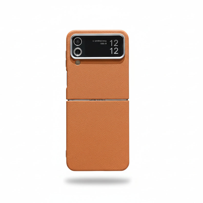 Coque en cuir pour Samsung Galaxy Z Flip