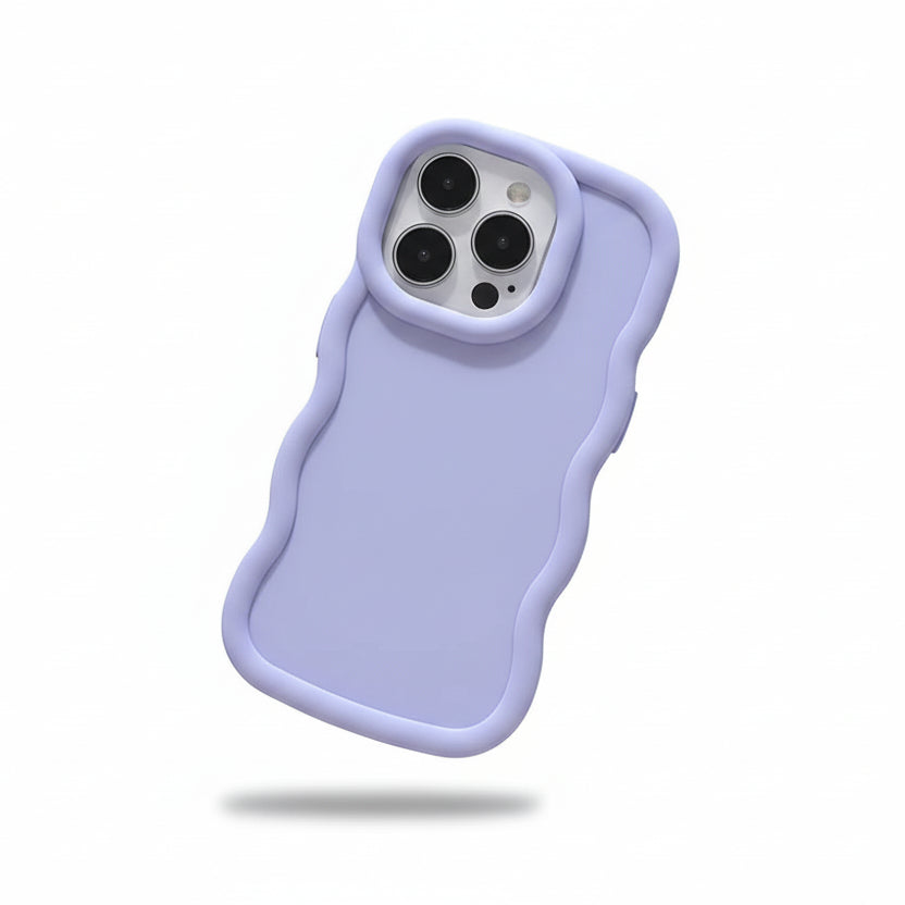 Coque Motif Vagues en Silicone Souple - iPhone