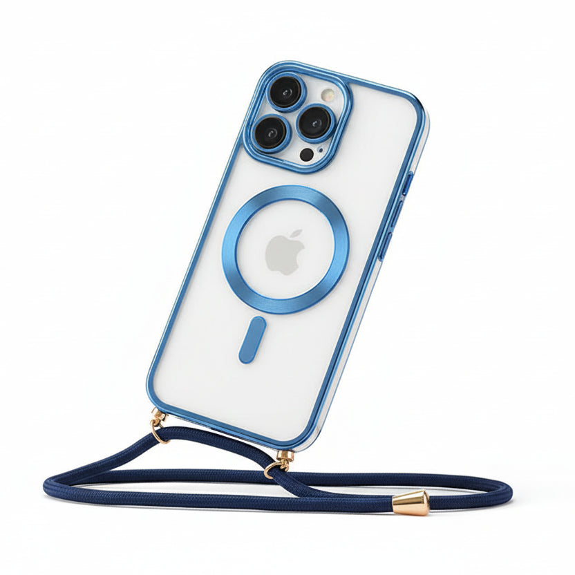 Coque Transparente Magsafe avec cordon - iPhone