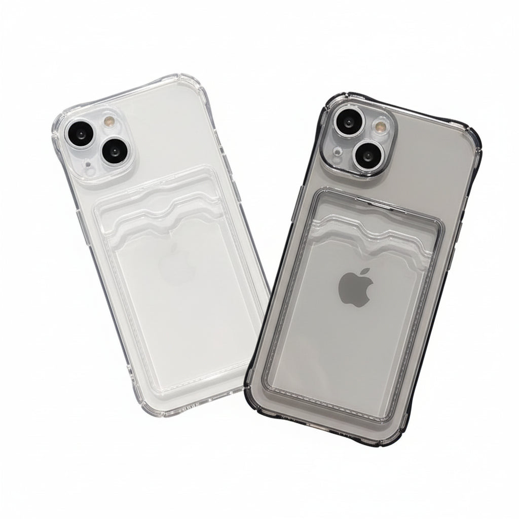 Coque Transparente avec Porte-Cartes - iPhone