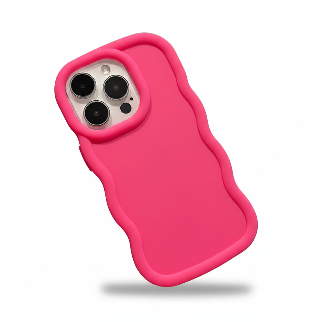 Coque Motif Vagues en Silicone Souple - iPhone