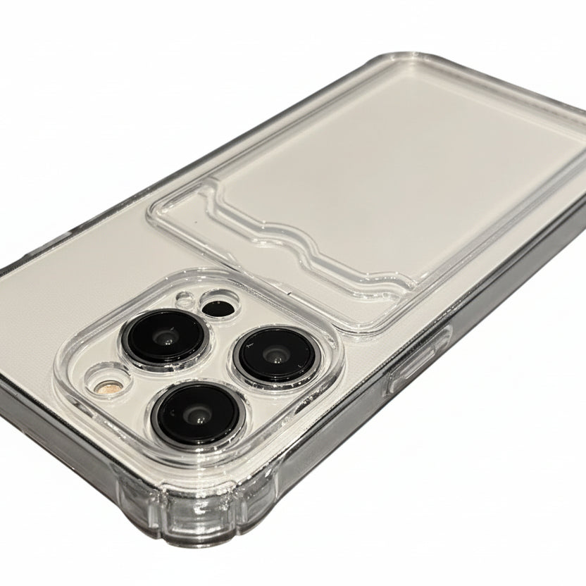 Coque Transparente avec Porte-Cartes - iPhone