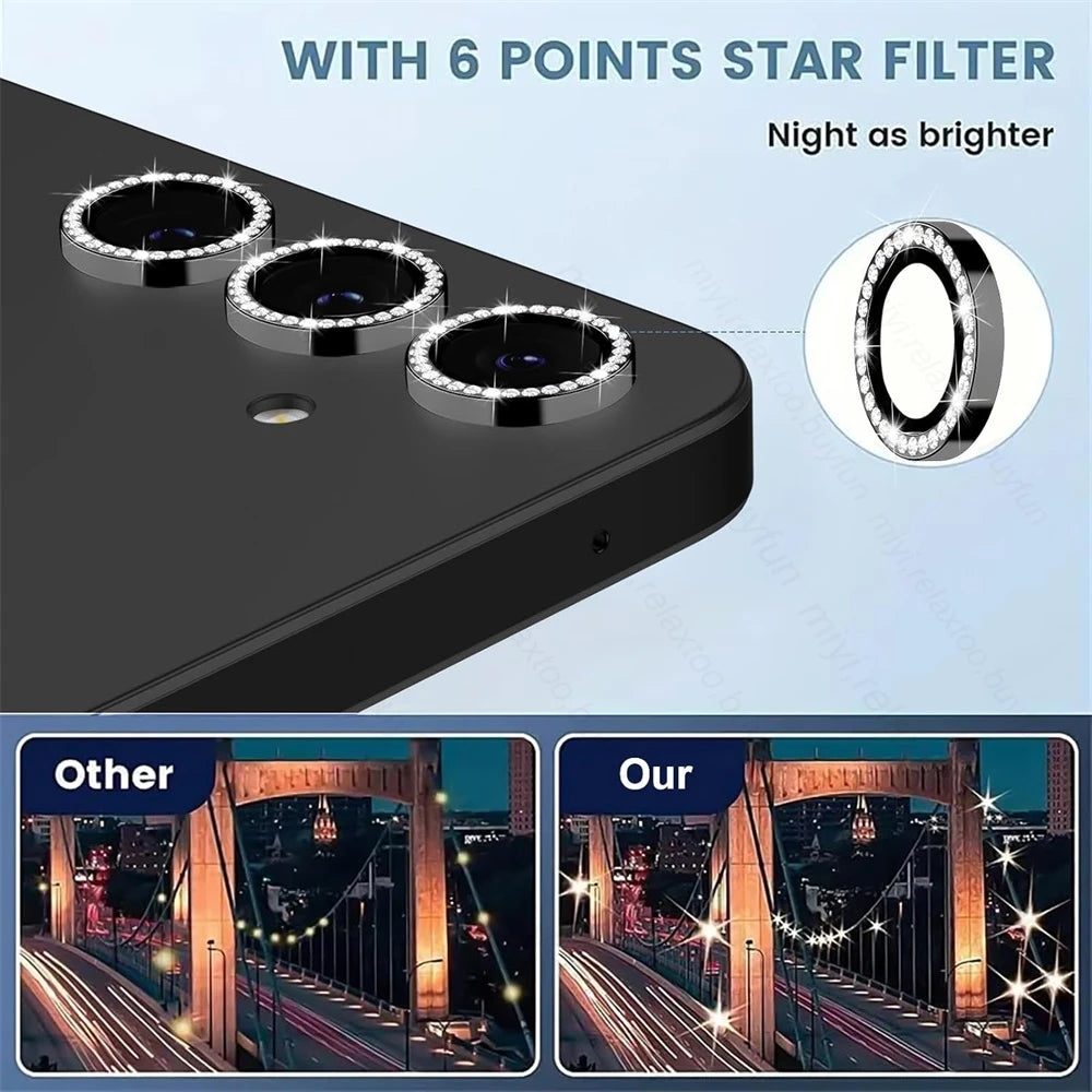 Protège Caméra Strass - Samsung