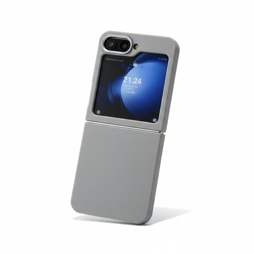 Coque en cuir pour Samsung Galaxy Z Flip