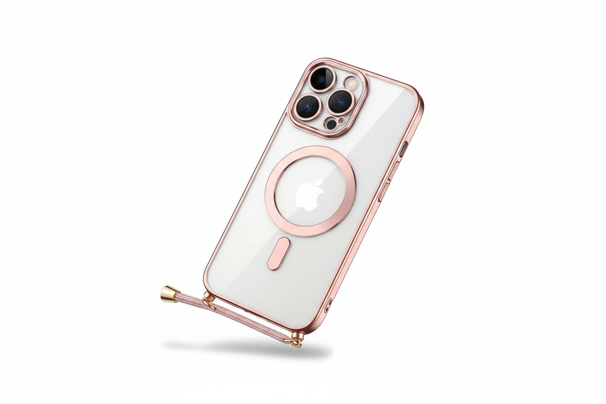 Coque Transparente Magsafe avec cordon - iPhone