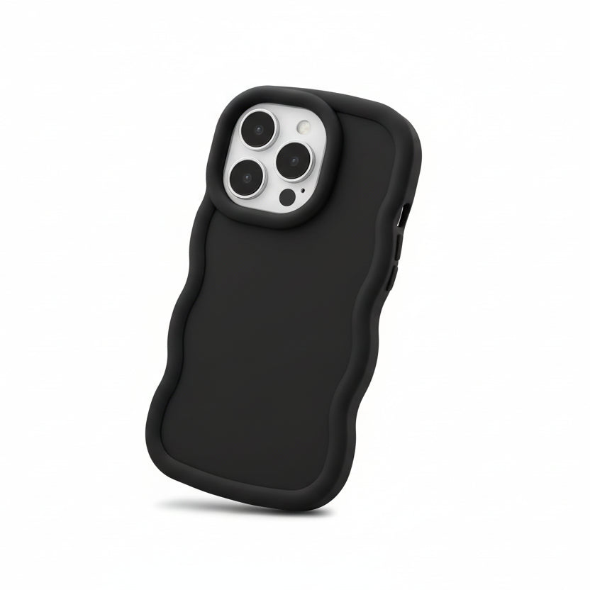 Coque Motif Vagues en Silicone Souple - iPhone
