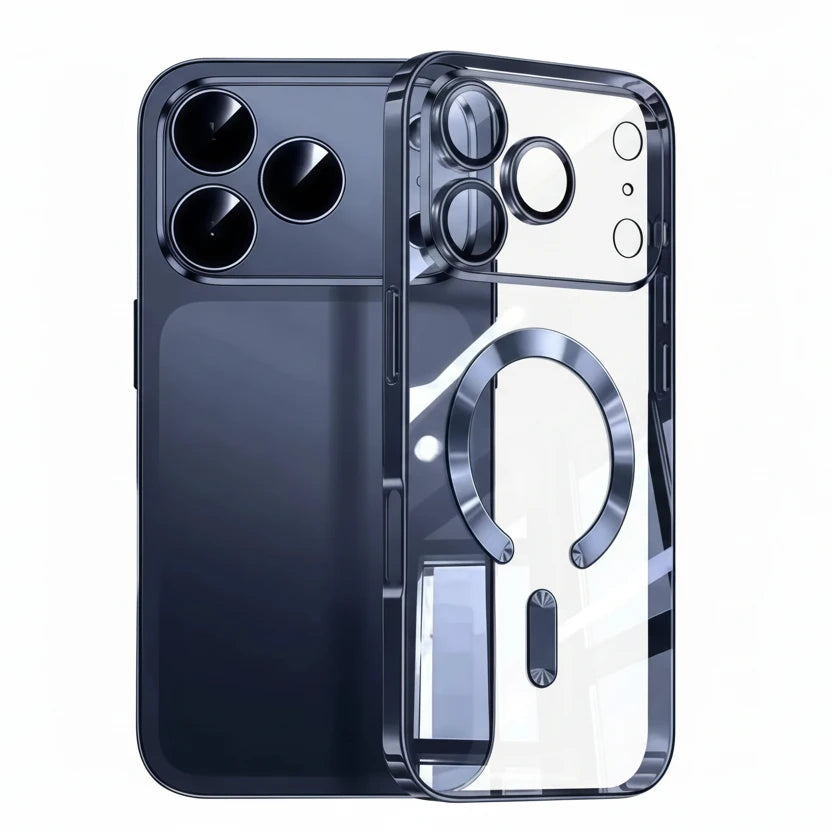 Coque Transparente MagSafe avec Protection Caméra - iPhone