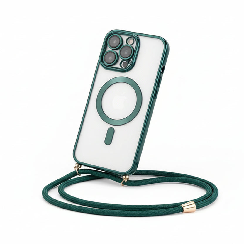 Coque Transparente Magsafe avec cordon - iPhone