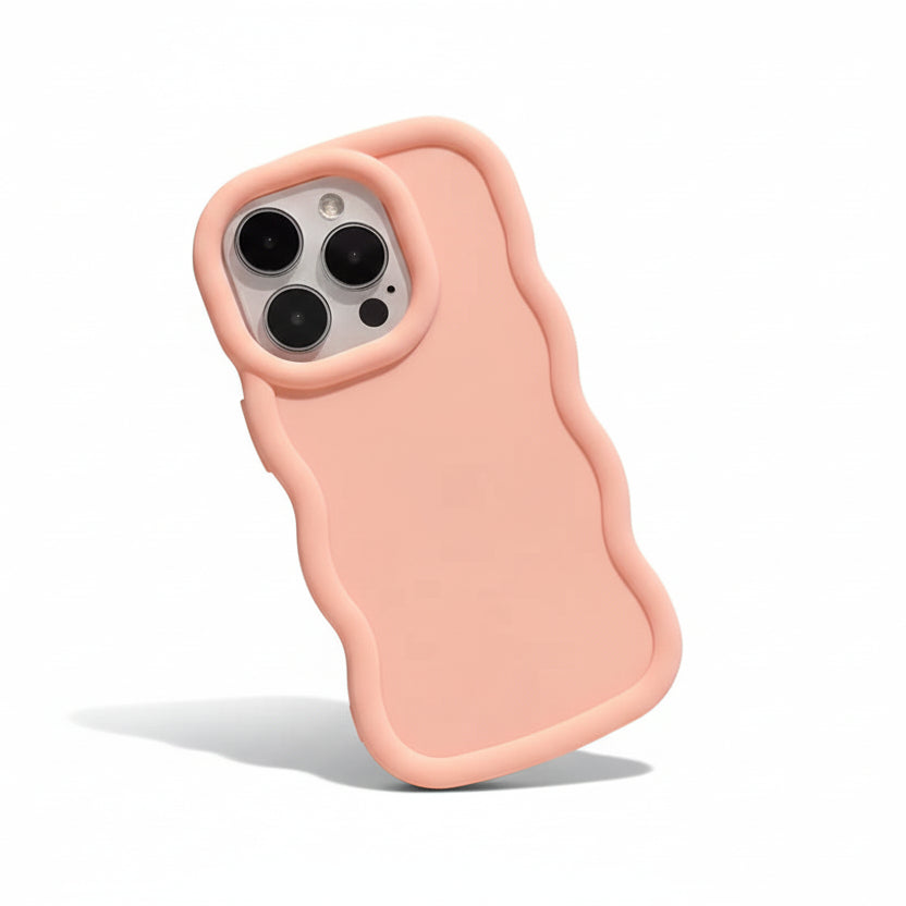 Coque Motif Vagues en Silicone Souple - iPhone