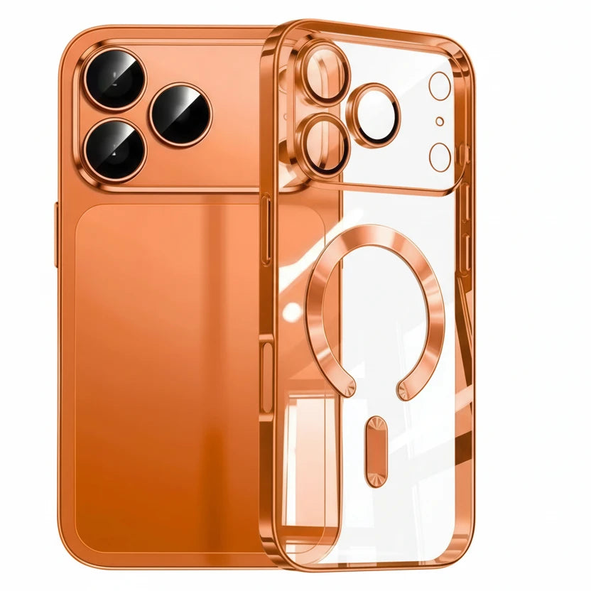 Coque Transparente MagSafe avec Protection Caméra - iPhone