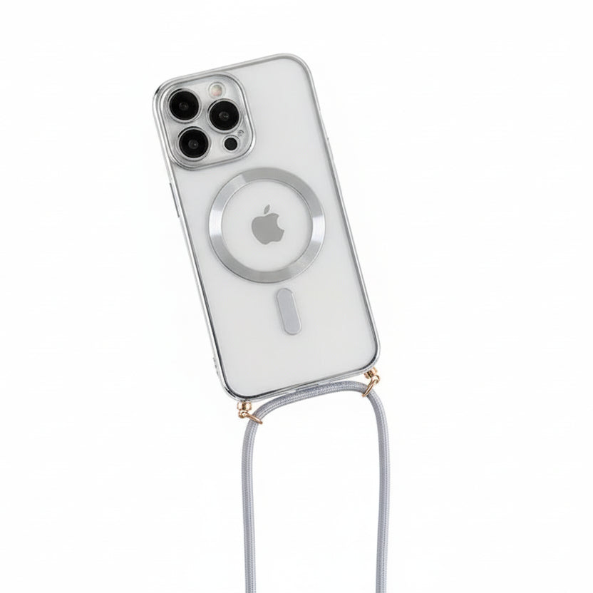 Coque Transparente Magsafe avec cordon - iPhone