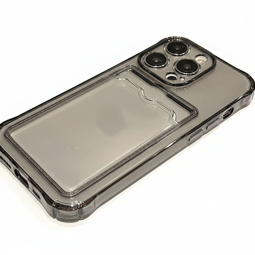 Coque Transparente avec Porte-Cartes - iPhone