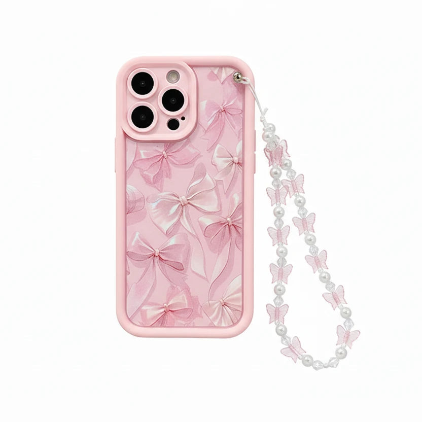 Coque Nœud Rose - iPhone